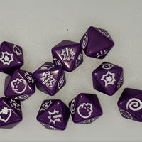 Marvel: Crisis Protocol Compatible - Purple Dice (10) for casual play only