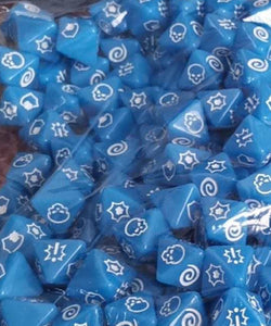 Marvel: Crisis Protocol Comptiable - Blue Dice (10) for casual play only