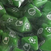 Marvel: Crisis Protocol Compatabile  - Green Dice (10) for casual play only