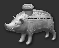 Boar Vessel, 600-500 BC, Estruscan, Resin Replica inspired by the Cleveland Museum of Art.