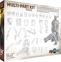 Male Multi-part Kit - Kitbash Your Own Minis!
