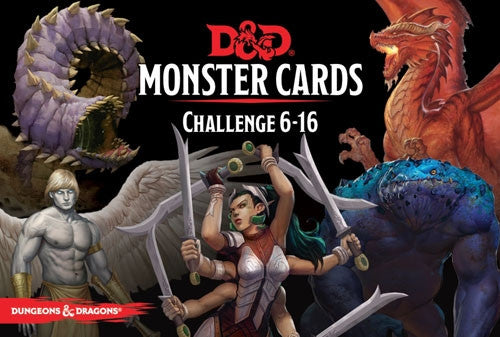 D&D 5E Monster Cards - Challenge 6-16