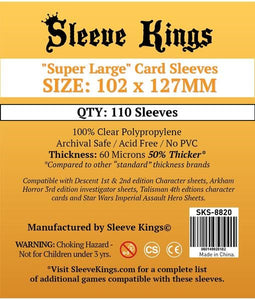 Sleeve Kings 102 x 127mm  110 Sleeves - 60 microns