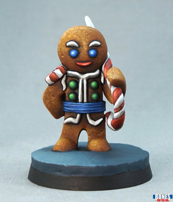 20 December 1PM - Beginner Painting Seminar Ticket - Difficulty Level 1.5 (Gingerbread Knight)