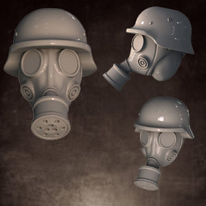 gas mask style motorcycle helmet Secret Weapon Gas Mask Rolled Helmet (5)