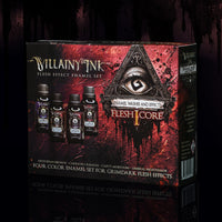 VILLAINY INK FLESH CORE SET I - 4 - 30ml bottles
