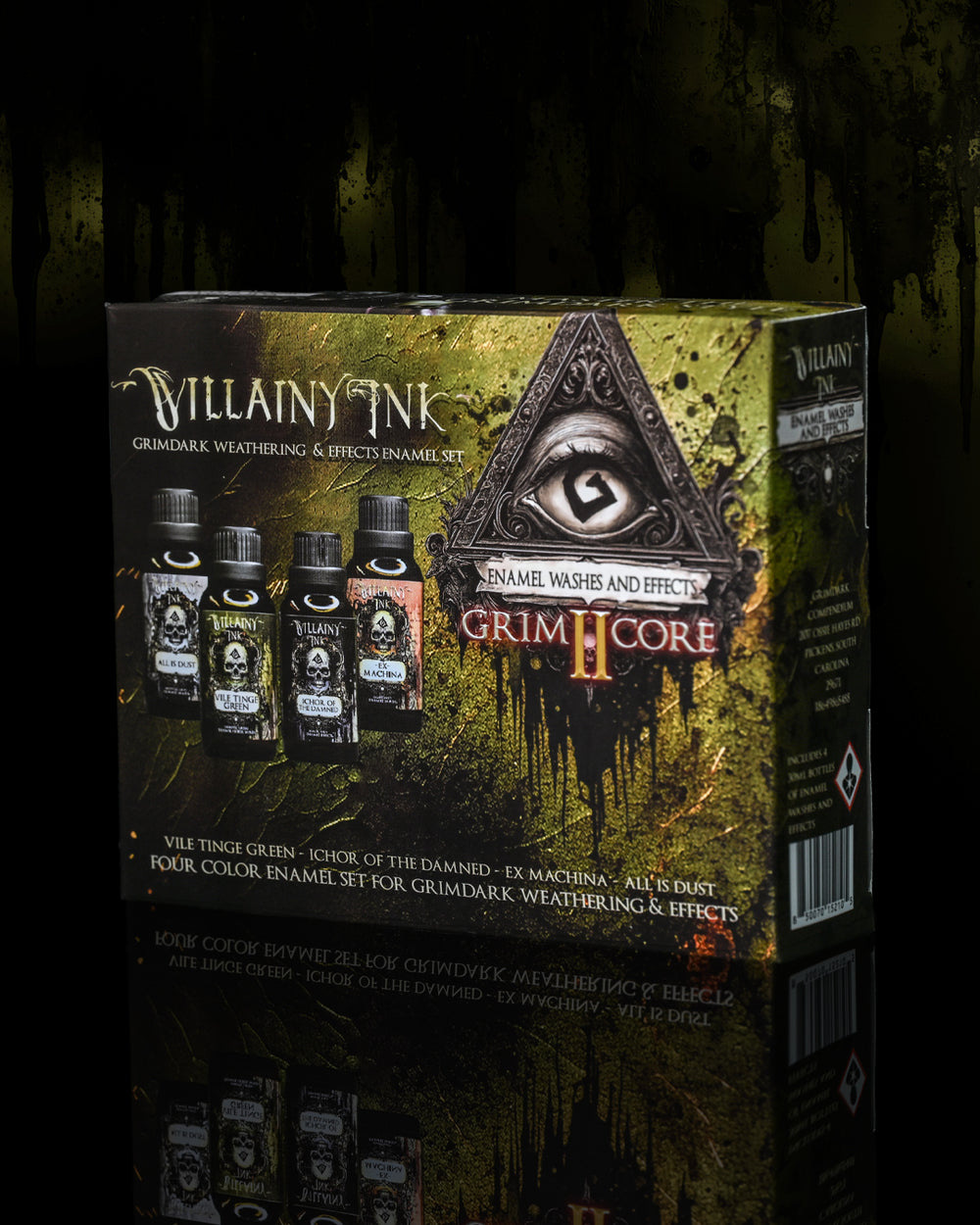 Villainy Ink Enamels • Grim Core Set II - 4 - 30ml Bottles