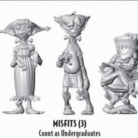 Misfits (3 Models) Couts as Undergradutes From It's Alive! M3E Box  Limited Edition