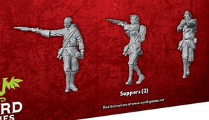 Sappers (3Miniatures) From The Tull Core Box M3E