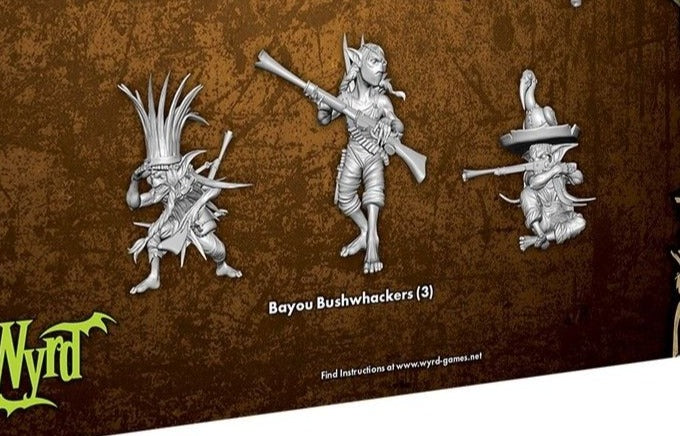 Bayou Bushwhackers - 3 Loose Miniatures from the Mah Tucket Core Box