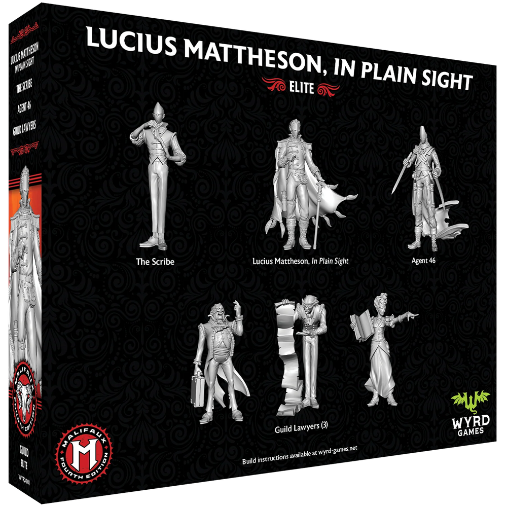 Lucius Mattheson, In Plain Sight M4E 6 Miniatures