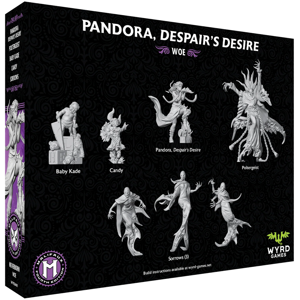 Pandora, Despair's Desire M4E 7 Miniatures