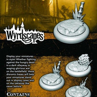 Asian Ruins 30mm- 5 Bases - WYRWS010