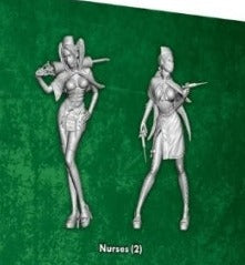 Nurses (2 X Single Models) Malifaux (M3E): From Surgical Staff - WYR23209