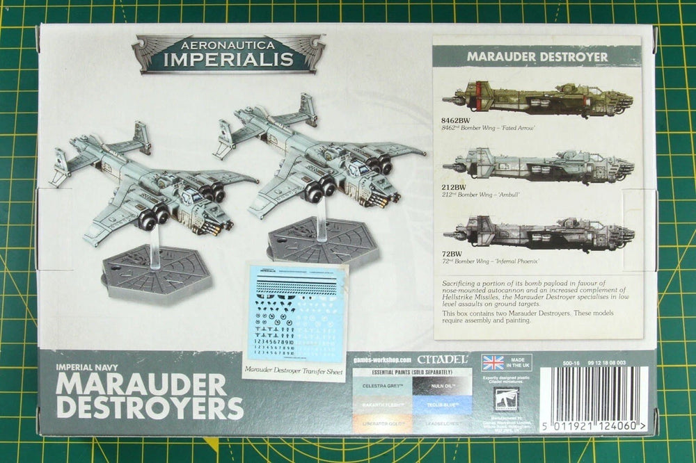 Aeronautica Imperialis Imperial Navy Marauder Destroyers (2)