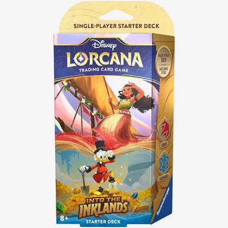 Lorcana Into The Inklands Starter Deck - Ruby/Sapphire