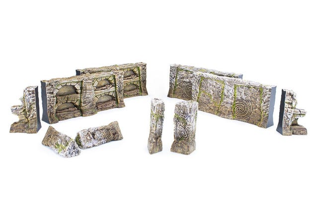 The Elder Scrolls Call to Arms - Nord Tomb Walls Terrain Set