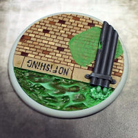 Scenic Bases: 100mm Sewer Works, Round Lip (1)