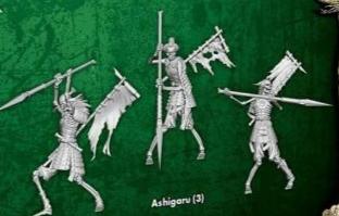 Ashigaru M3E (3 Single Models) from the Eternal Servitude - WYR23223