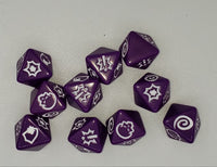 Marvel: Crisis Protocol Compatible - Purple Dice (10) for casual play only
