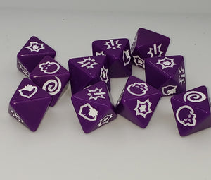 Marvel: Crisis Protocol Compatible - Purple Dice (10) for casual play only