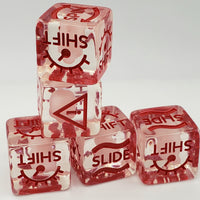 Gaslands Skid Dice Skulls : Face of Mars (5 dice) - Limited Edition