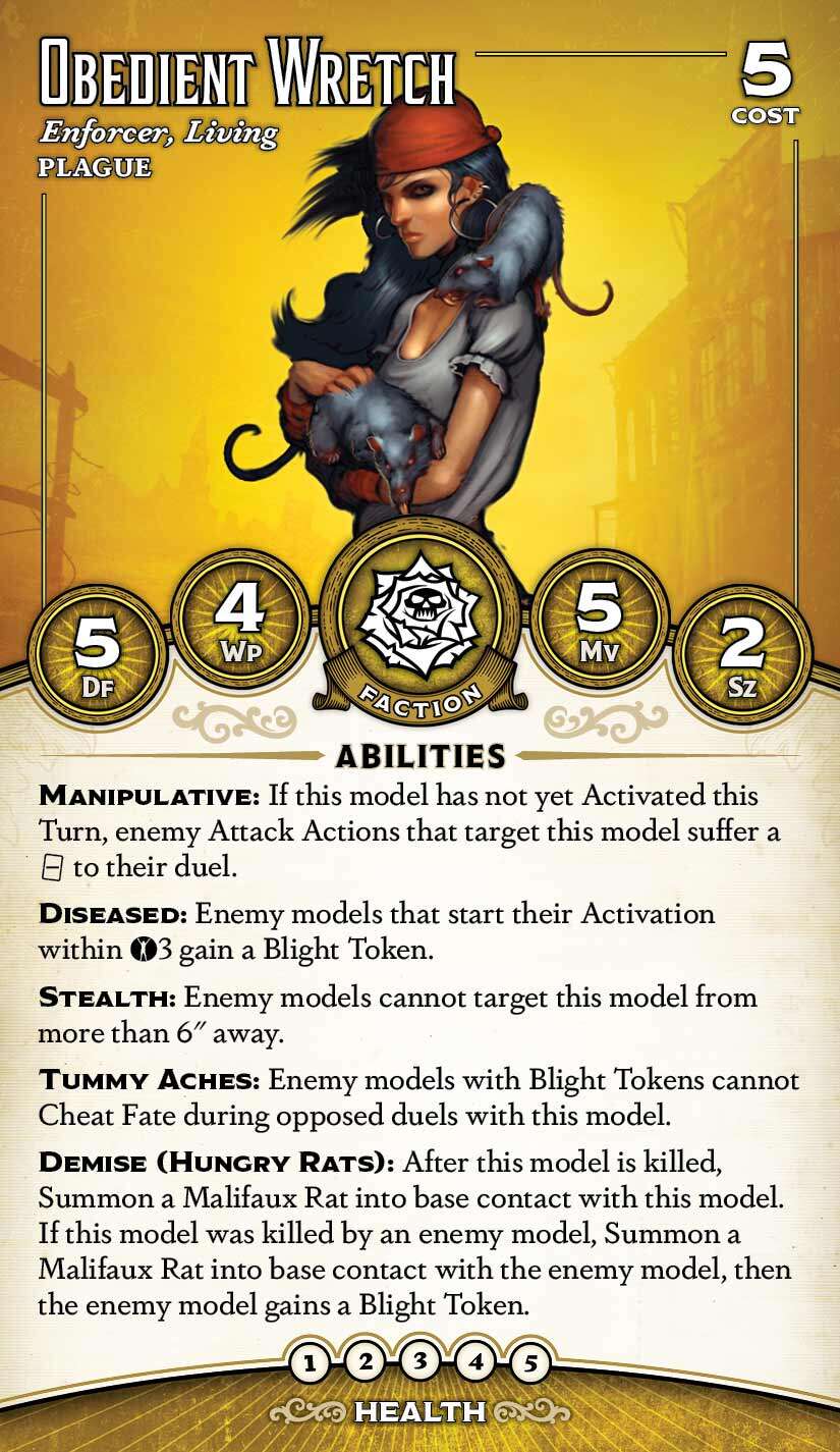 Obedient Wretch M3E Single Model From The Hamelin Core Box