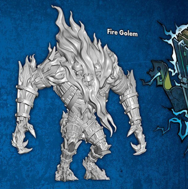 Fire Golem M3E (Single M3E Model from the  Burning Bridges Core Box)