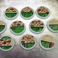 Scenic Bases: 30mm Sewer Works, Round Lip (10)