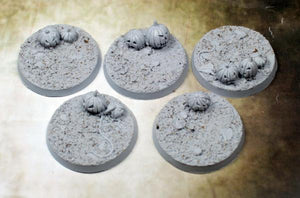 Scenic Bases: 40mm Field Of Screams, Beveled Edge (4 Bases)
