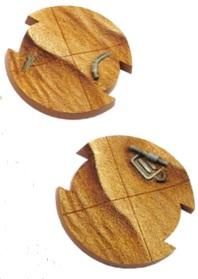 Star Wars Legion 50 mm Desert Base (2 bases)