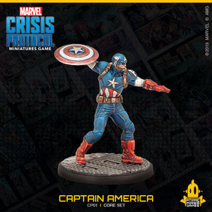 Captain America from the Crisis Protocol Core Set