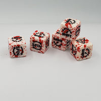 Gaslands: Skid Dice (5) Bloody Crime Scene