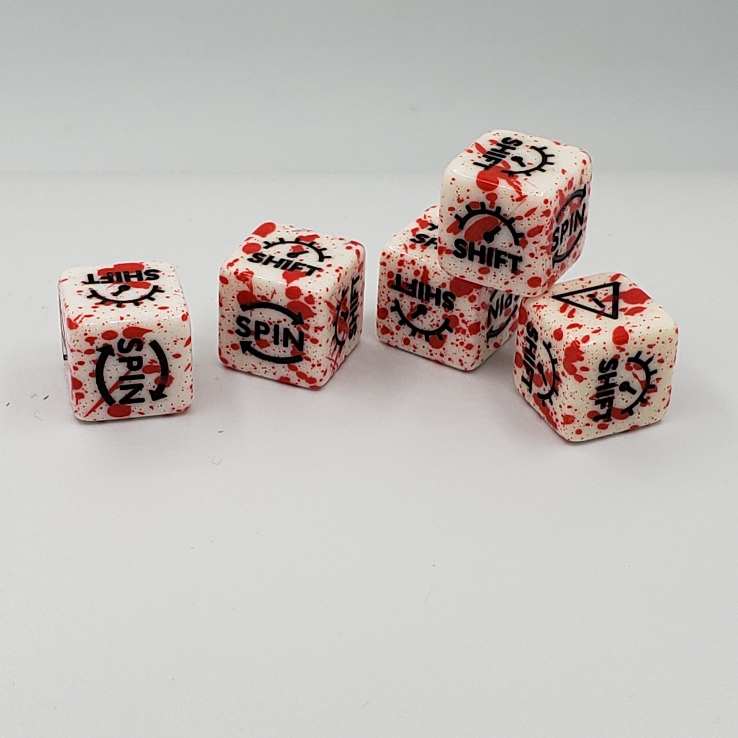 Gaslands: Skid Dice (5) Bloody Crime Scene | Gadzooks Gaming