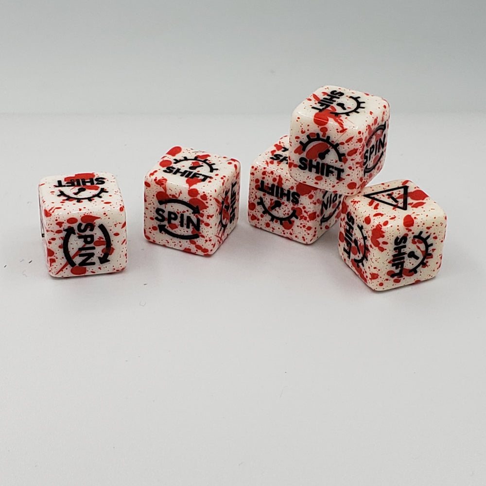 Gaslands: Skid Dice (5) Bloody Crime Scene