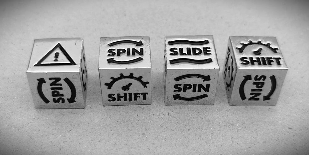 Gaslands: Skid Dice (5) Metal