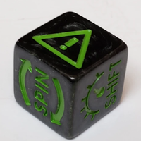 Gaslands: Skid Dice (5) (Green)