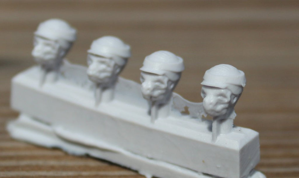 Lizard A (4 Heads) - Custom Alien Heads for SW: Legion