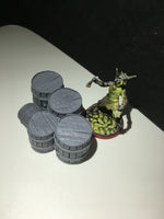 Barrels of Monk HeHe  (NEW FORMULA) 28-32mm Tabletop Terrain
