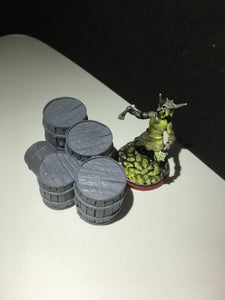 Barrels of Monk HeHe  (NEW FORMULA) 28-32mm Tabletop Terrain