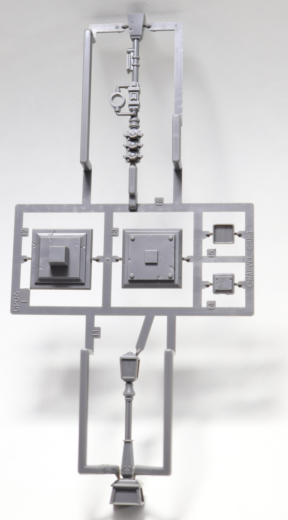 Street Light Set (2 Streetlights &  2 Traffic Lights) - Terrain Piece from the Crisis Protocol Core Set