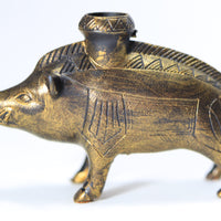 Limited Edition Bronze Version (Painted) -  Boar Vessel