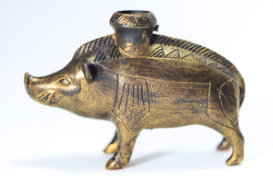 Limited Edition Bronze Version (Painted) -  Boar Vessel