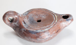 Oil Lamp, ancient Roman Discus Style