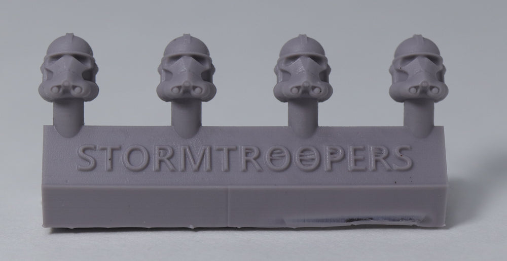 Stormtroopers (4 Heads) - Custom Alien Heads for SW: Legion