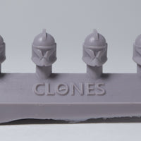Clone Troopers (4 Heads) - Custom Alien Heads for SW: Legion