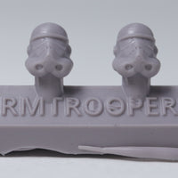 Stormtroopers B (4 Heads) - Custom Alien Heads for SW: Legion