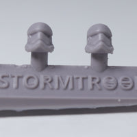 FO Stormtroopers (4 Heads) - Custom Alien Heads for SW: Legion