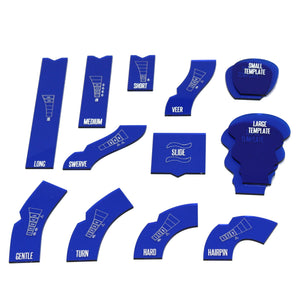Gaslands Templates (Blue)