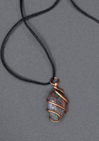 Jasper Wire-Wrapped Necklace
